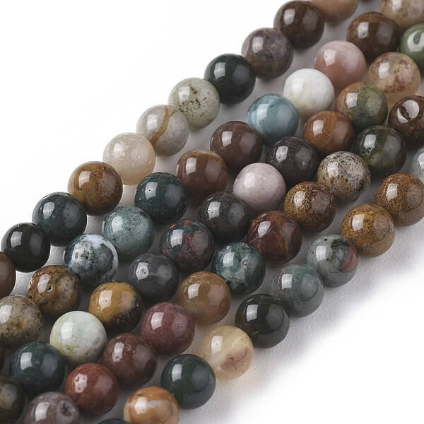 Natural Ocean Jasper Beads Strands