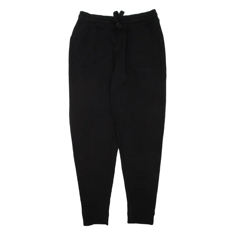 FAT FACE Womens Joggers Black Tapered UK 10 W28 L32