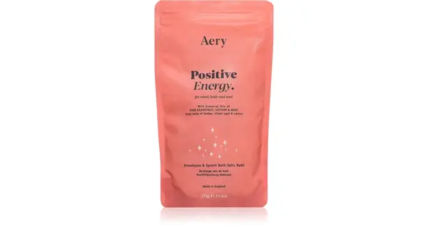 Aery Aromatherapy Positive Energy Bath Salt 375g