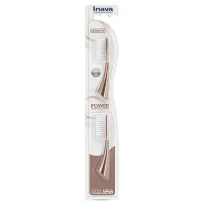 Inava Power Refills Toothbrush Sensitivity Pink