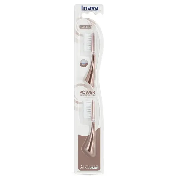 Inava Power Refills Toothbrush Sensitivity Pink
