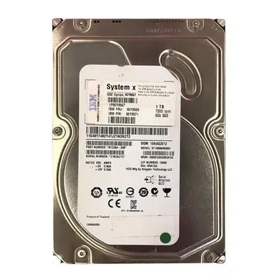 90Y8567 IBM 1TB 6Gb/s SAS 7200 3.5-inch 128MB Hard Drive