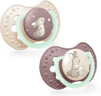 LOVI NIGHT&DAY baby pacifier 6-18 m 2 pieces