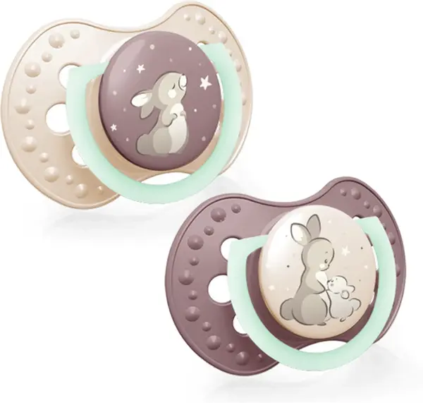 LOVI NIGHT&DAY baby pacifier 6-18 m 2 pieces