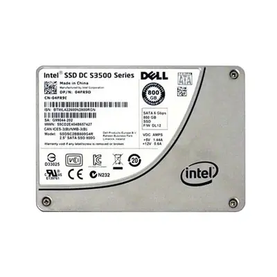 Dell 04FR9D | 800GB Multi-Level Cell SATA 6Gb/s Hot-Pluggable 2.5-Inch Solid State Drive for PowerEdge Servers