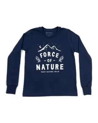 Force of Nature Youth Long Sleeve | Navy | Size: L