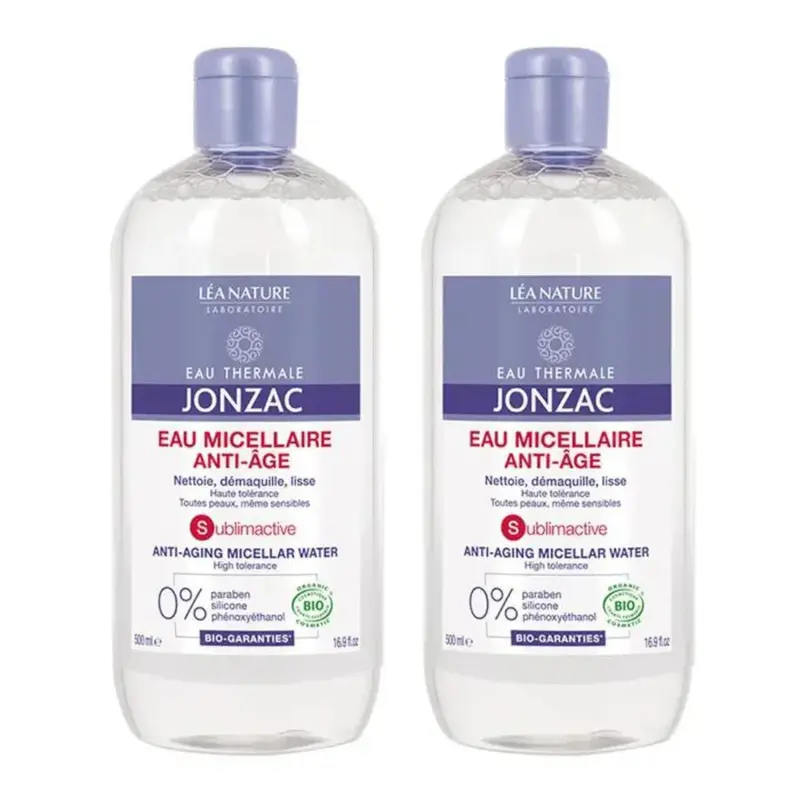 Jonzac Thermal Eau Antiaging Micellar Water Bio Sublimactive 2x500ml