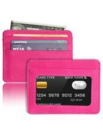 Minimalist Slim Credit Card Holder, Credit Card Case, Business Card Holder, Pu Card Holder, Trendy Wallet with Transparent Id...