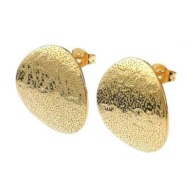 Ion Plating(IP) 201 Stainless Steel Stud Earrings