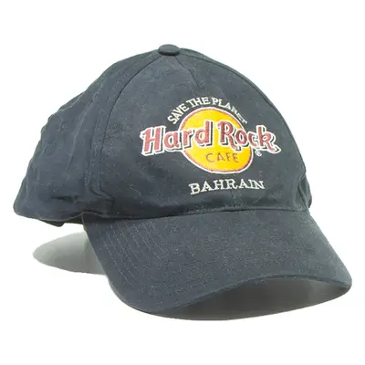 HARD ROCK CAFE Bahrain Mens Baseball Cap Black ONE SIZE