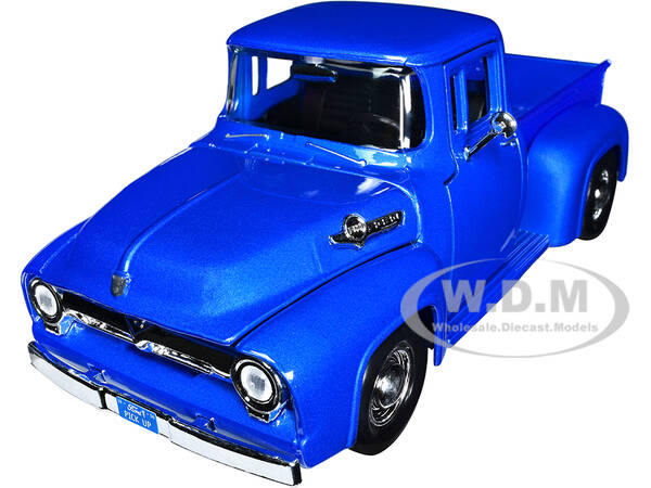 1956 Ford F-100 Pickup Truck Blue Metallic \