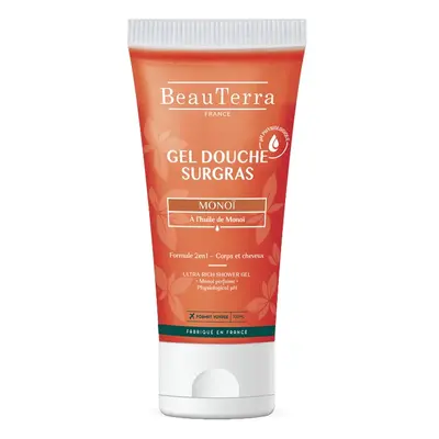 BeauTerra Surgras Shower Gel - Monoï 100 mL - Travel Size