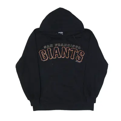 STITCHES San Francisco Giants Baseball USA Hoodie Black Pullover Mens S
