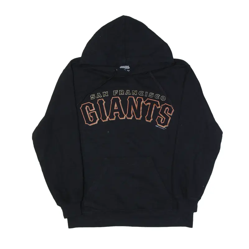STITCHES San Francisco Giants Baseball USA Hoodie Black Pullover Mens S