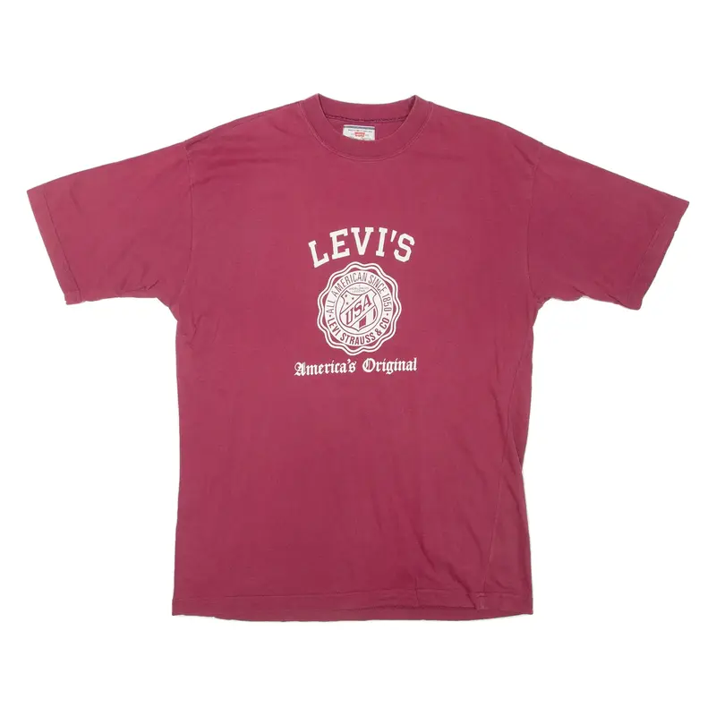 LEVI'S Mens T-Shirt Red XL
