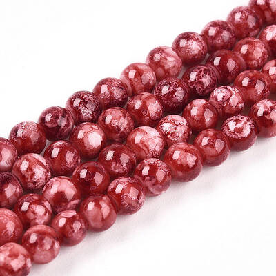 Baking Painted Glass Beads Strands