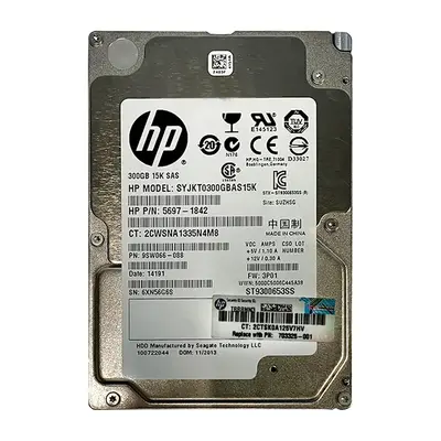 703325-001 HP 300GB 6Gb/s SAS 15000 2.5-inch 64MB Hard Drive