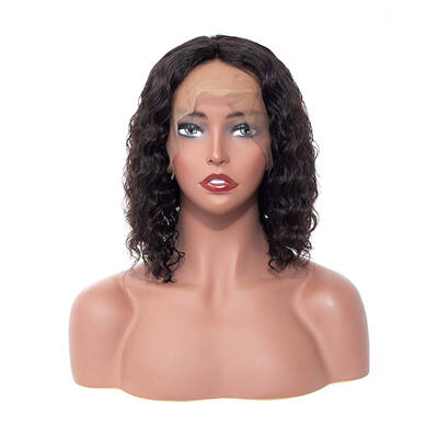 ISEE HAIR Bob Hair Wigs Deep Curly 13*4 Lace Front Wigs 100% Human Virgin Hair Wigs
