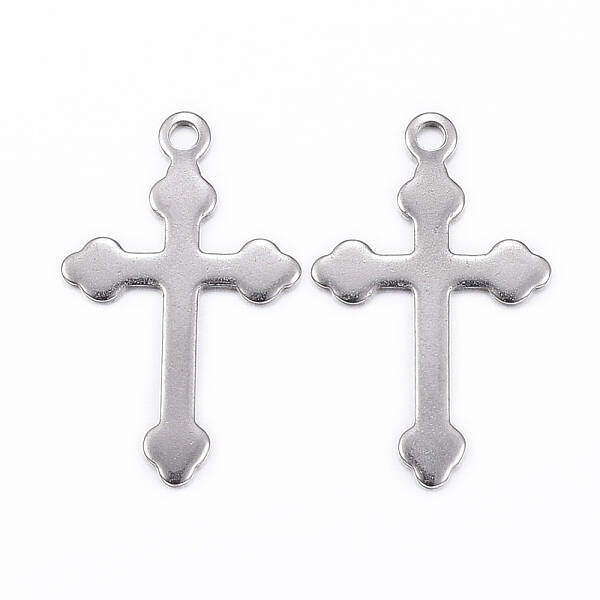 Tarnish Resistant 304 Stainless Steel Cross Pendants