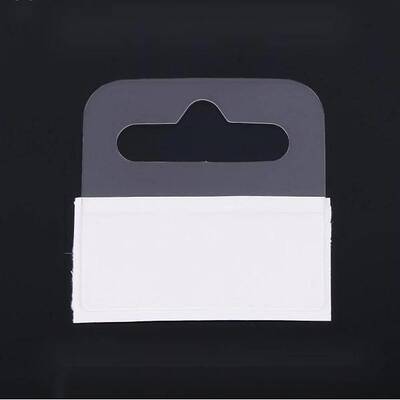 Transparent PVC Self Adhesive Hang Tabs