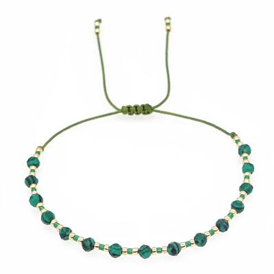 Natural Gemstone Bohemian Handmade Beaded Bracelet for Women