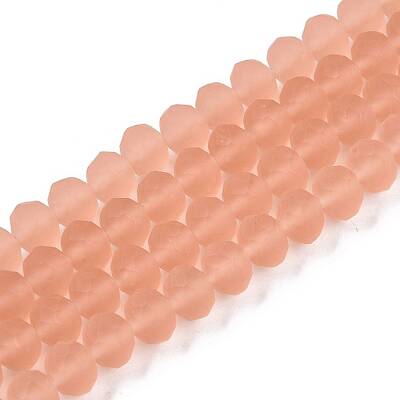 Transparent Glass Beads Strands