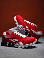 Men's Fashionable Lace Up Front Low Top Sneakers, Casual Comfortable Breathable Sports Running Shoes, Male All-match Round To...
