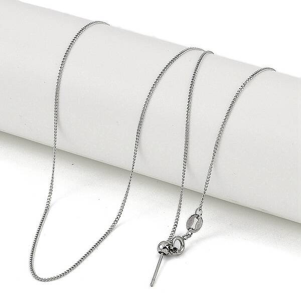 304 Stainless Steel Curb Chain Necklaces