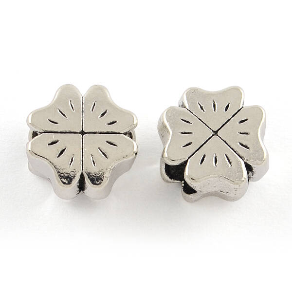 Tibetan Style Alloy European Large Hole Beads