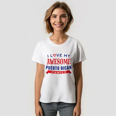 Love My Awesome Puerto Rican Family Reunion T-Shirt