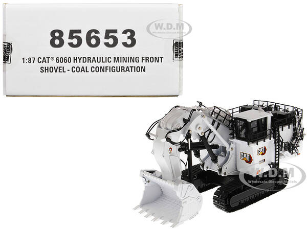 CAT Caterpillar 6060 Hydraulic Mining Front Shovel Coal Configuration White \