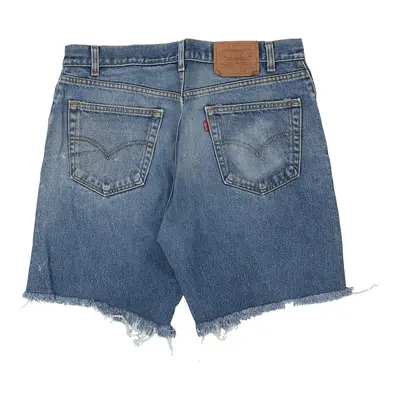 505 Levis Denim Shorts - 34W 9L Blue Cotton