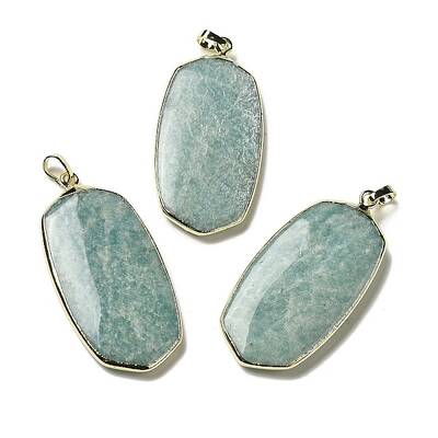 Natural Amazonite Pendants