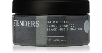 STENDERS Black Mud and Charcoal Cleansing Scrub for Hair and Scalp 300g