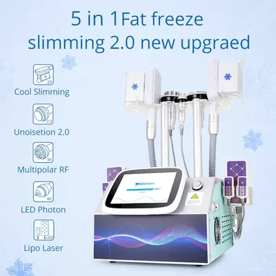 Professional New Fat Freezing Cavitaion 40K RF Lipo Laser Skin Lifting Beauty Machine for Spa Salon Studio Home Use | SM-7205...
