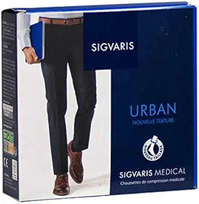 Sigvaris Urban New Compression Socks for Men Normal Black M