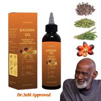 Batana Oil 4-in-1 Liquid with Rosemary, Castor, Pumpkin Seed Oil for Nourishing Hair & Stimulating Growth - 118ml (4oz) - Dr....
