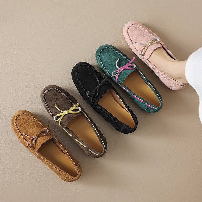 CHIKO Adannaya Round Toe Block Heels Loafer Flats