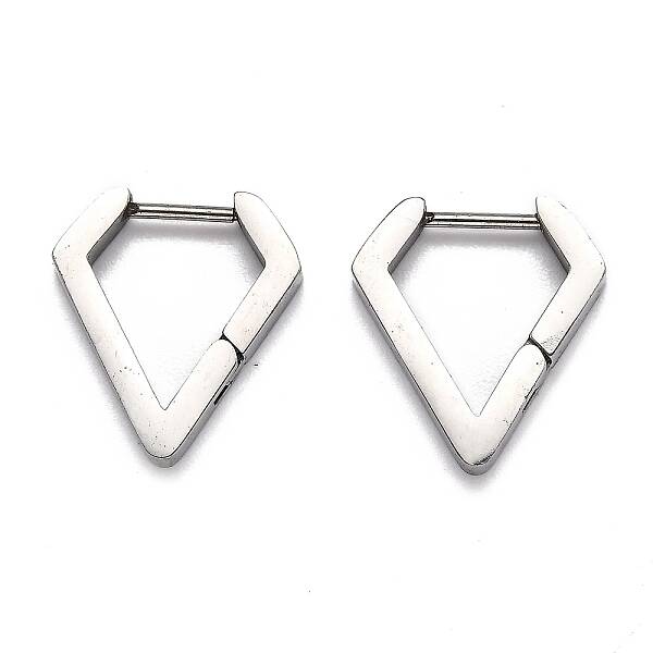 Tarnish Resistant 304 Stainless Steel Huggie Hoop Earrings