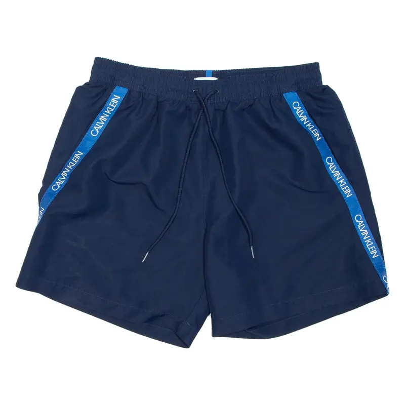 CALVIN KLEIN Mesh Lining Mens Swimming Shorts Blue Relaxed M W30