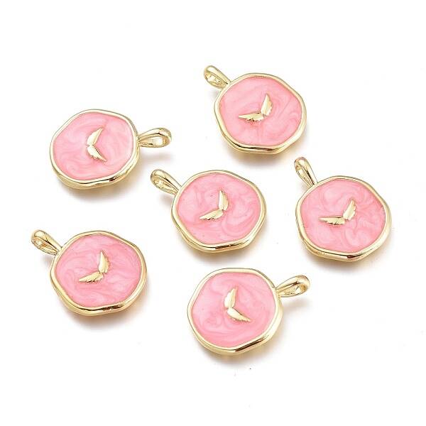 Brass Enamel Pendants