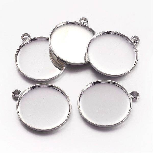 Brass Pendant Cabochons Settings