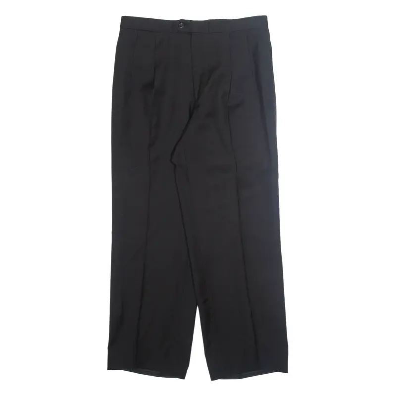 Chino Workwear Mens Trousers Black Regular Straight W32 L29