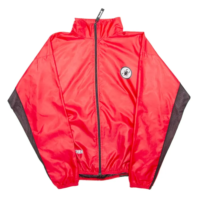 CASTELLI Lightweight Womens Track Jacket Red XL