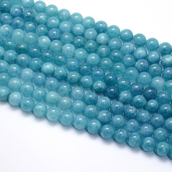 Natural Blue Quartz Beads Strands