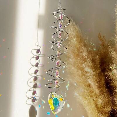 Faceted Glass Suncatchers