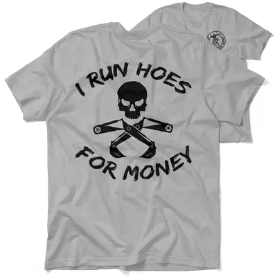 I Run Hoes - Heather Gray T-Shirt