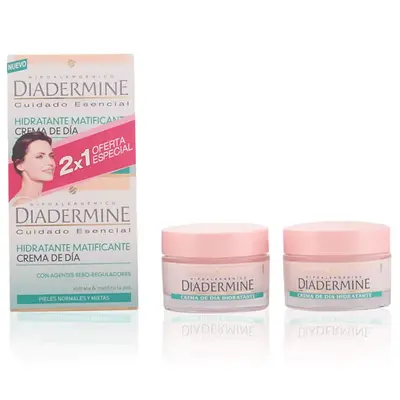 Diadermine Crema Giorno Idratante Opacizzante 50ml Set 2 Pezzi