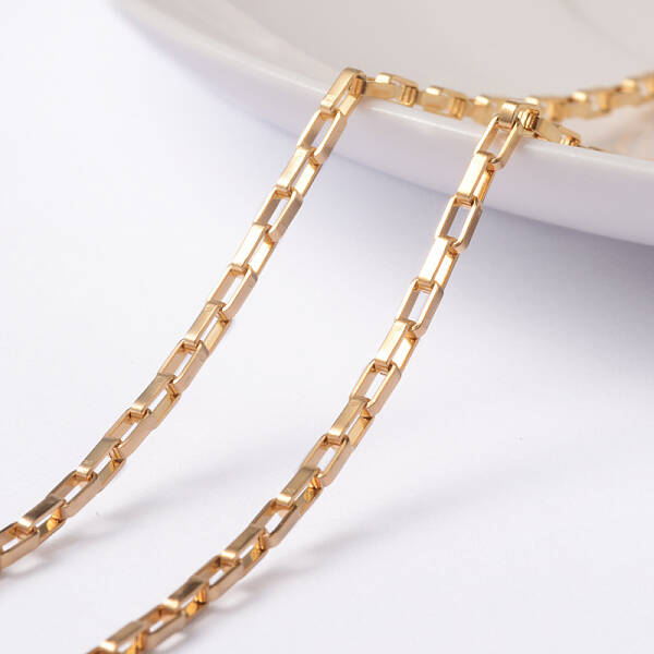 Ion Plating(IP) 304 Stainless Steel Box Chains