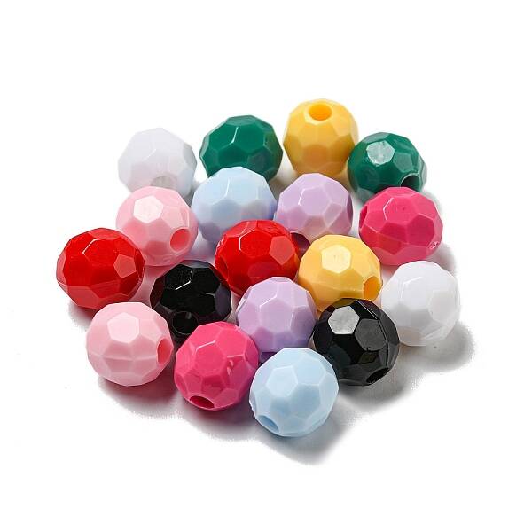 Opaque Acrylic Beads